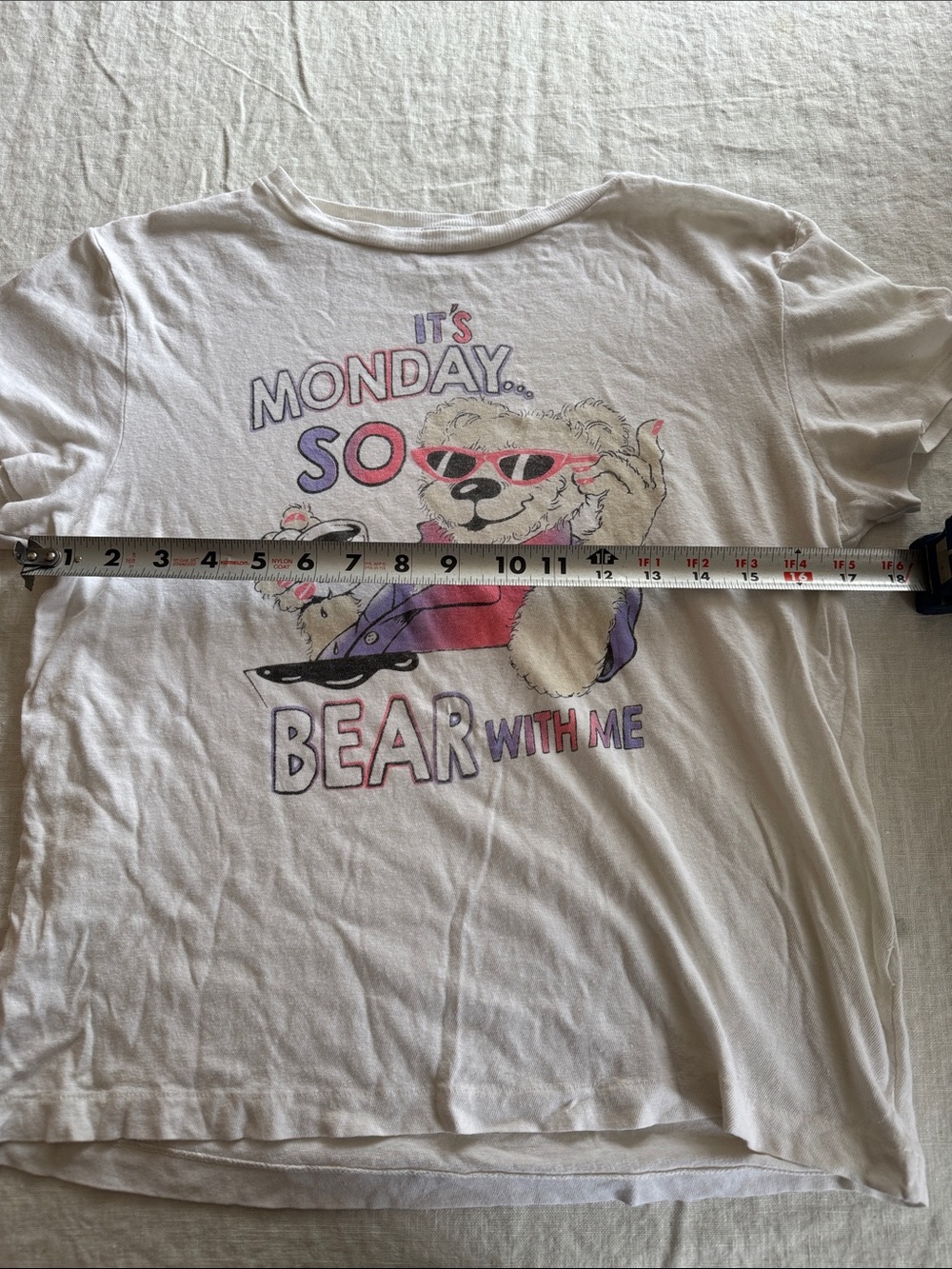 RE/DONE small women's t shirt
"It's Monday, BEAR with me." - Picture 4 of 8